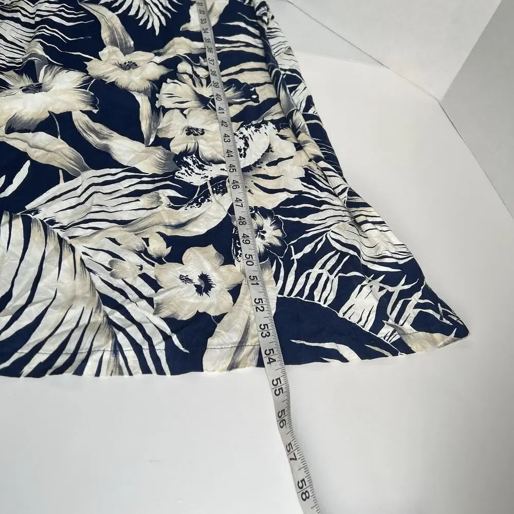 Vintage Tori Richard Honolulu Muumuu Maxi Dress Womens Small Floral Hawaiian - Picture 10 of 11